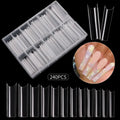 Misscheering New 240pcs Box Packing Lengthened Water Pipe Nail Tips Big Type-C Nail Plastic False Nail French