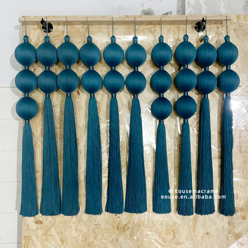Colour Macrame Tapestry Modern DIY Hotel Restaurant Bohemia Custom Handmade Home Decor Wall Hanging Polyester EH2502002