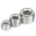 DIN906 Stainless Steel Hexagon Socket Internal Drive Conical Thread Pipe Plug Oil Plugs MegaBDM