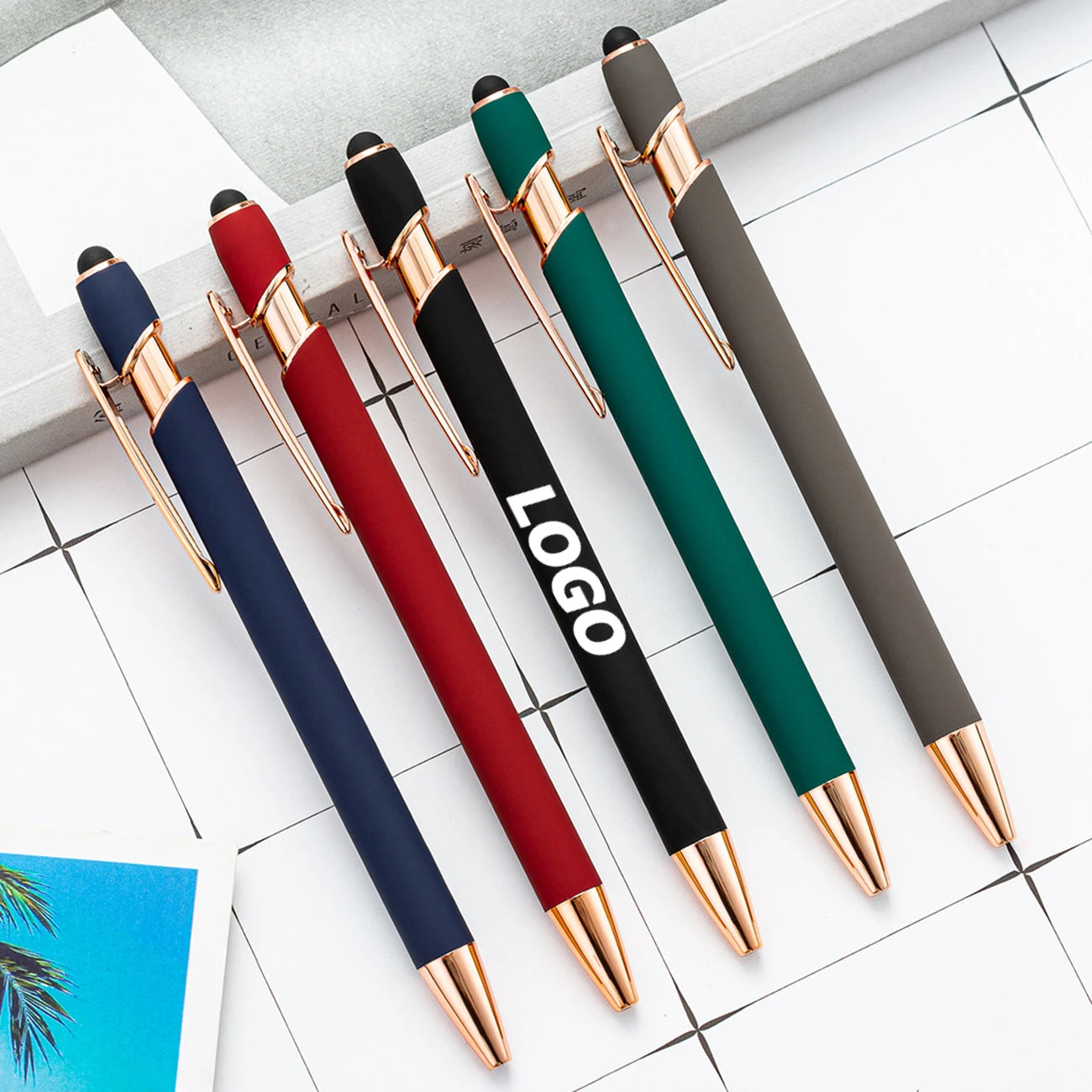 Customizable Aluminum Click Pen - Premium Metal Ballpoint Pen for Promotional Gifts & Corporate Branding