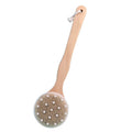 Wholesale Fashionable Wood for Body Back Brush with Long Handle Massage Bath Shower Exfoliating Removal Cleaning Tool