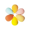 Private Label Super Soft Ice Cream Beauty Sponge Teardrop Makeup Sponge Bevel Dry and Wet Eco Makeup Sponge