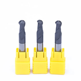 Customized Solid Carbide Lollipop End Mill HRC 60 Degree BN Ball Nose Endmill Set for Metalworking
