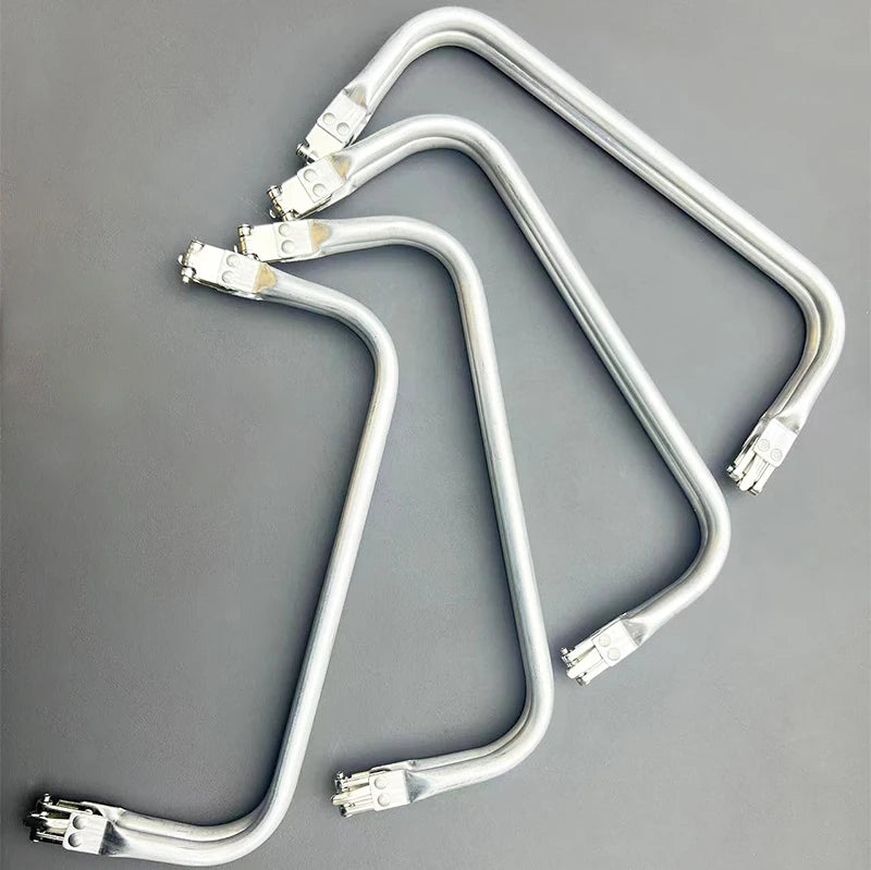 Wholesale 20/22/25/30cm Aluminum Tube Smooth Bracket Bag Handle Handbag Sewing Accessories Wallet Frame