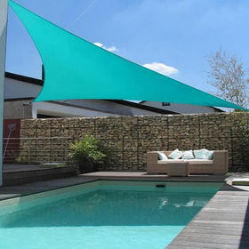 Factory Price 3x3x3M UV Block Shade Sail Shelter Awning Fabric Waterproof Sunshade Cloth Canopy Outdoor Patio Garden Balcony