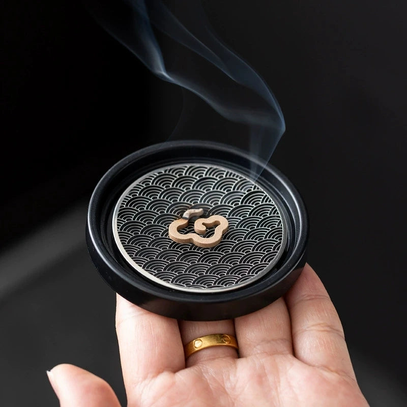 Factory Price Incense Burner Plate Household Hotel Tea House Office Chinese Style Simple Modern Stainless Steel Bracket Holder