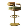 Nordic High Chair Lift Italian Cafe Metal Bar Chair High Swivel Bar Stool Chair
