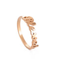 Religious Blessed Stainless Steel Rings for Women Good Hope Faith Rings Gold Plated Jewelry Gifts Wholesale 2021