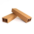 Customized Anti-UV Fire-resistant Wood Plastic Composite WPC Louver&screen Decoration Waterproof Anti-crack Tubes