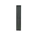 Anthracite Flat Panel Radiator Home Hydronic Heat System with Vertical Design Square Shape Graphic Solution Capable