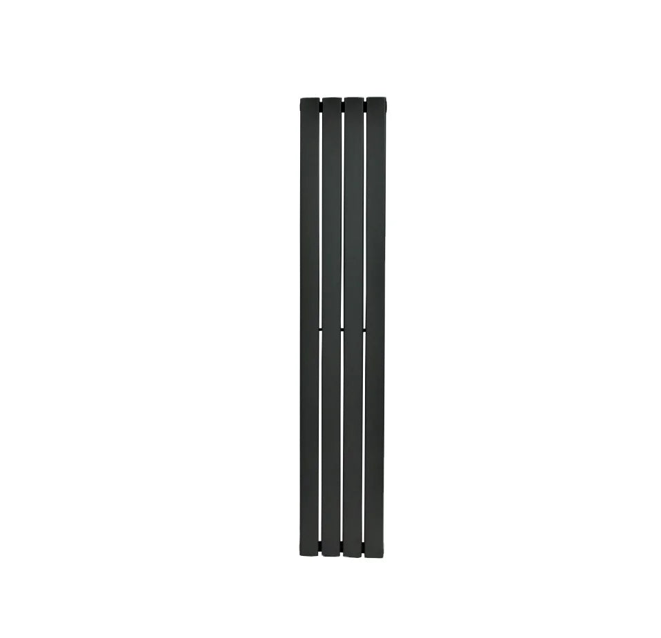 Anthracite Flat Panel Radiator Home Hydronic Heat System with Vertical Design Square Shape Graphic Solution Capable