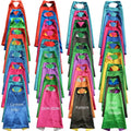 Custom Offset Print Outdoor Reversible Capes for Kids Adult Double Side Capes Cartoon Family Dress up Holiday Party