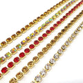 Garment Decoration Wholesale Flatback Rhinestone Cup Chain 6mm Diamond Cup Chain Roll for Trimming