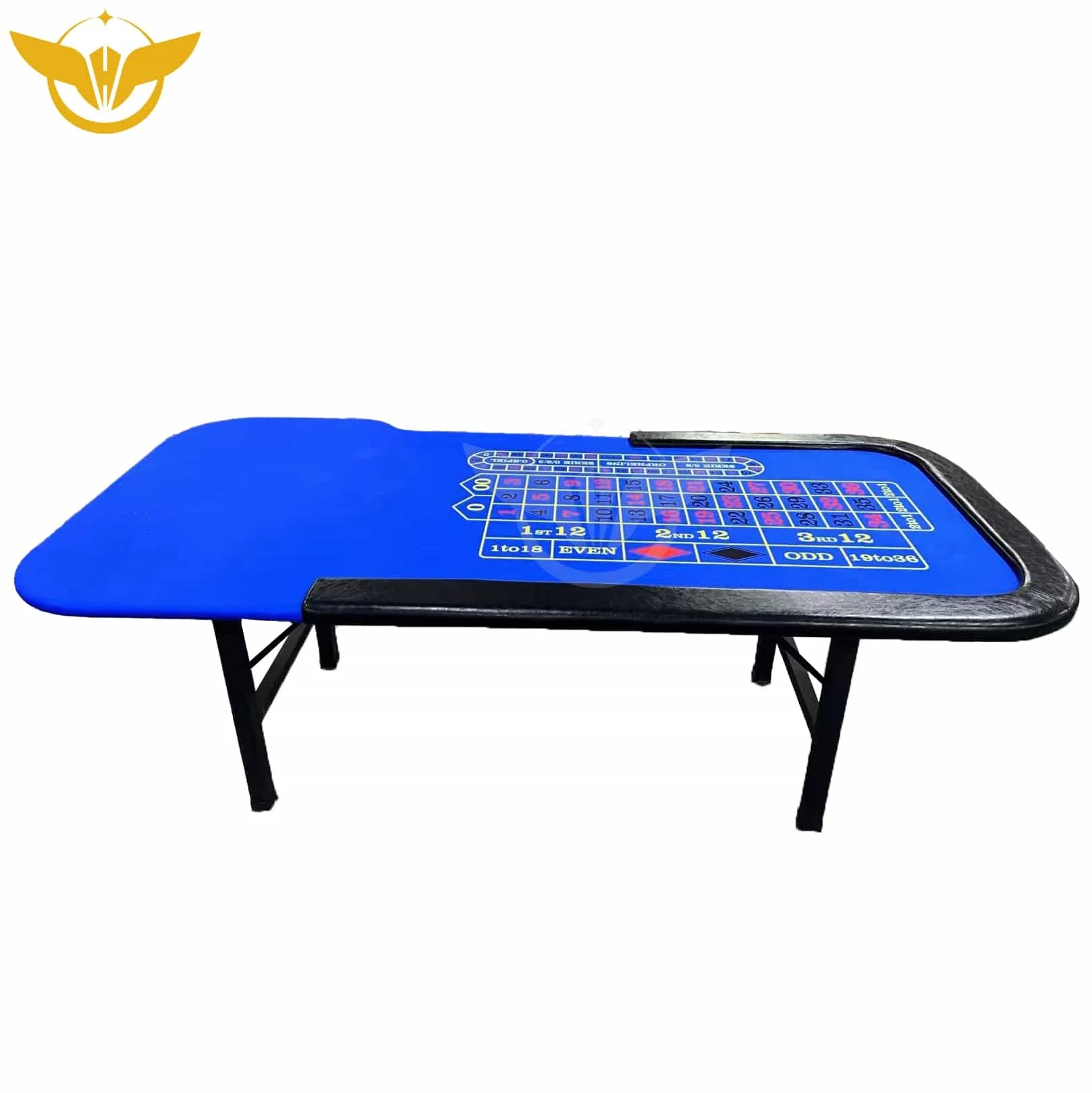 YH Gaming Luxury 6/8/10 Person Used Unlimited Casino Roulette Wheel Poker Table with Folding Legs for Entertainment