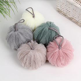 Bath Shower Bath Sponge Shower Loofahs Balls 60g for Body Wash Bathroom Men Women Mesh Net Brush Pouf Bath Shower Ball