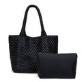 Custom Logo Factory Wholesale Fashion Women Ladies Knitted Woven PU Leather Weaving Bag Shoulder Crossbody Tote Bags