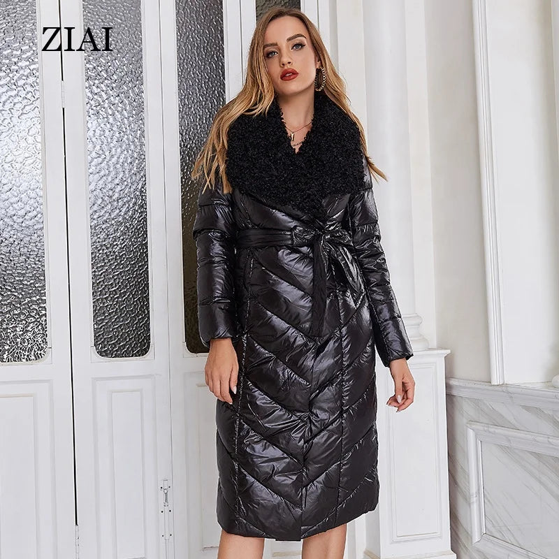 Whosale Factory Direct Sale Winter for Women Puffer Coat With Fur Top Luxury Outwear Long Winter Coats