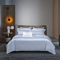 Solid Color 100%cotton Green Pillow Cover Queen king Size Blue Boys 2/2.3m Quilt Cover Home Textile Bedding Sets Wholesaler