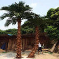 Artificial Washingtonia Palm Tree with Real Bark