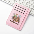 Cute and Fashionable Cartoon Animation PU Leather ID Card Credit Card for Women's Slim Card Bag Holder