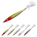 Wholesale 20g 8cm 6# Hook Sinking Fishing Lure 5 Colors Metal Fishing Lures