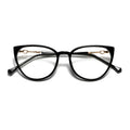 New Fashion Ladies Cat-eye Trend Advanced Anti-blue Light Glasses Retro Personality Glasses