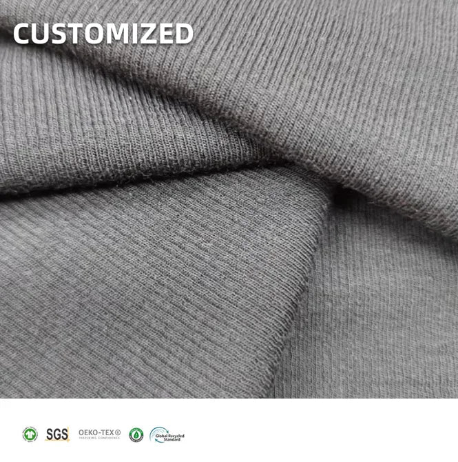 Breathable Combed Organic Cotton Seacell Spandex Weft Knitted Jersey Fabric for Sleepwear & Activewear