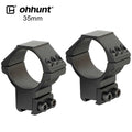 Ohhunt 35mm Diameter Scope Rings High Profile Standard 11mm Hunting Scope Mounts