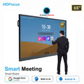 HDFocus 65 Inch Touch Screens Smart Boards Lcd Display Meeting Room Education All in One Pc Interactive Whiteboard