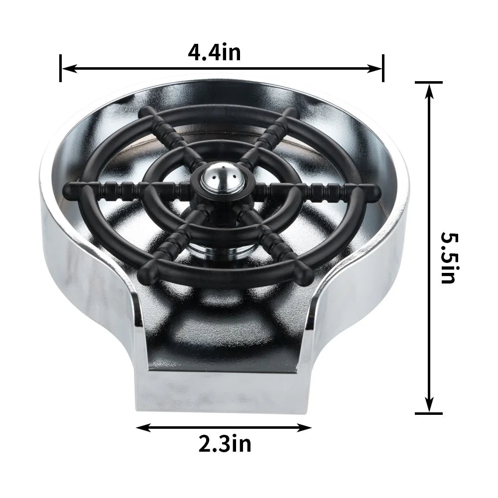 OEM ODM Replacement Cup Washer Automatic Faucet Bar Accessories Metal Glass Rinser Cup Washer for Kitchen