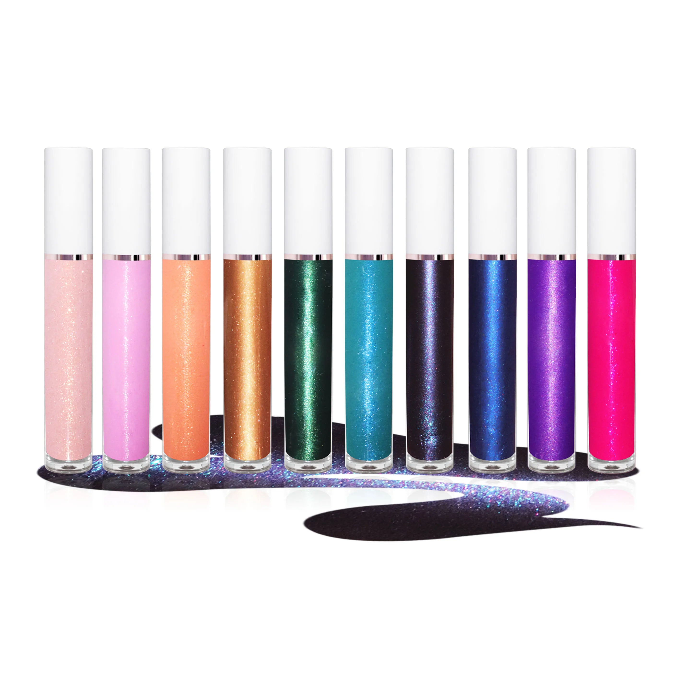 Custom Your Brand Hydrating Private Label Lip Gloss Vendor Make Your Own Lip Gloss With Custom Lip Gloss Tubes Glitter Lipgloss