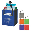 Custom Non-Woven Tote Bag with Letter Pattern Reusable SHOPPER'S POCKET BAG with Printing Custom Logo