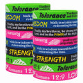 Multi Color Printed Silicone Wristband Rubber Bracelet Customized Logo OEM Bulk Order Faith Expression Wear