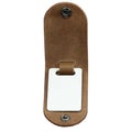 Custom Personalized Present Printing Photo Vegetable Tanned Leather Key Chain for Fathers Day Gifts