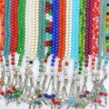 JC Crystal Glass Beads Catholic Muslim Rosary Beads Bracelet for Women