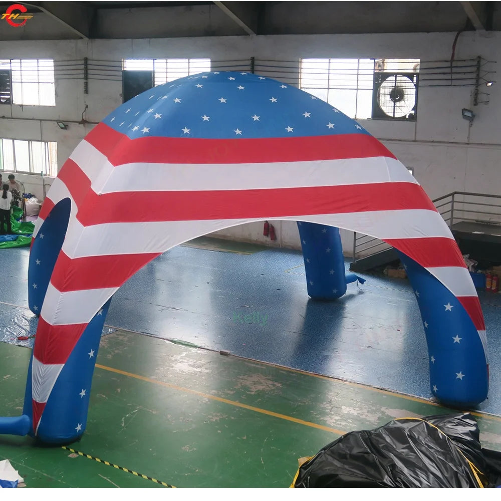 Full Printing Advertising Inflatable Spider Dome Tent 4 Legs Lawn Tents for Sale
