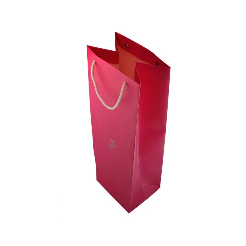 Custom Printed Paper Bag Wigs Packaged Portable Paper Bag Hair Corset Long Strip Wig Shopping Paper Bag