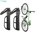 SeeMore Heavy-Duty Portable Bike Rack Space-Saving with Safety Locking Mechanism Rubber-Coated Hook for Garage Storage