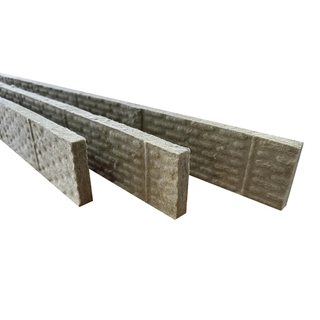Cut Rock Wool Strips for Sandwich Custom Sized Mineral Wool Strips for Composite Board