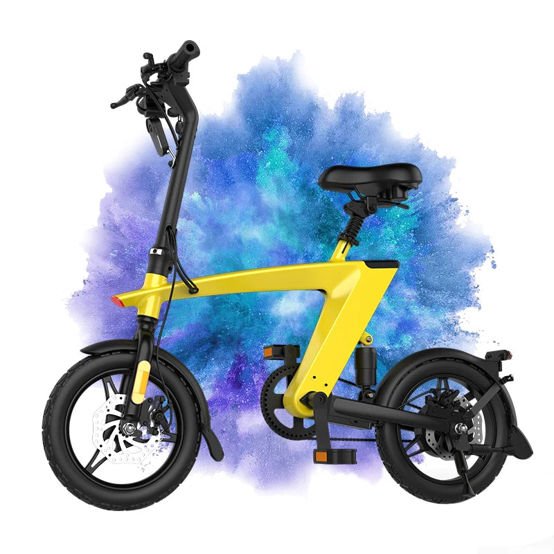 HX H1 New 36 Volt Motor Drive Electric Bike with 250W Ebike Adult Folding Fat Tire Bici Elettrica Lithium Battery Power Supply