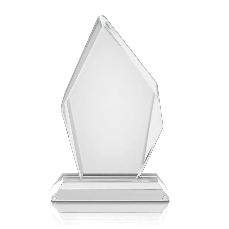 RubySub BSJ-10A Icehill Trophy Crystal Sublimation Crystal Photo Frame Blanks for Wedding Gifts