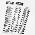 12pcs/set Black Color Simple Fashion Hair Pin Metal Hair Clip Bobby Pin Hair Decoration Accessories for Women