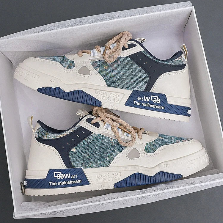 Y Men's Breathable Hot-selling Thick Sole Casual Platform Non-slip Sports Trendy Walking Style Running Shoes Sneakers for Men MegaBDM