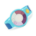 Wholesale Custom Printing Logo Eco-friendly Soft PVC Rubber Bracelet Watch UV Tester Sensor Outdoor Sun UV Wristbands