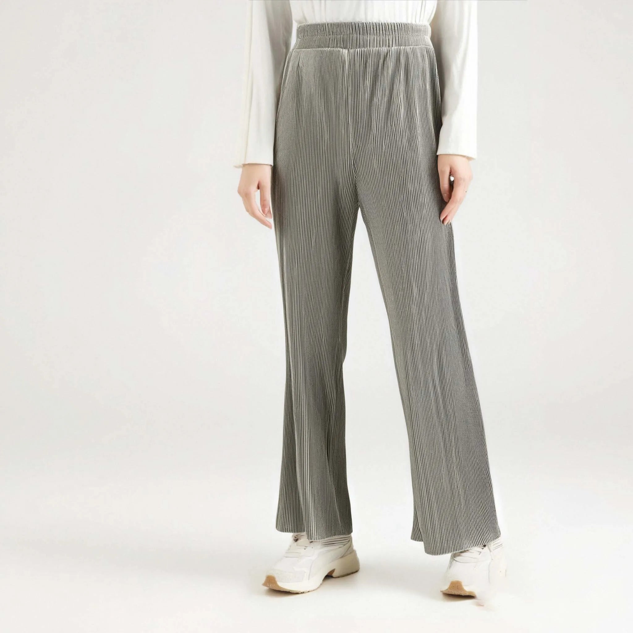 Straight Silver Pants for Women Wholesale Pants Woman Casual Summer Pants for Women