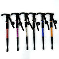 High Quality Adjustable Aluminum Alloy Trekking Pole Hiking Mountain Climbing Cork Folding Carbon Walking Stick Camping EVA