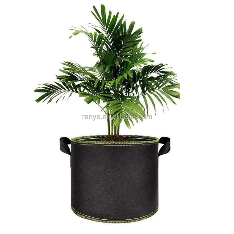Free Samples 5 Pack 5 7 10 15 Gallon Felt Grow Bags 300G Thickened Fabric Pots with Handles