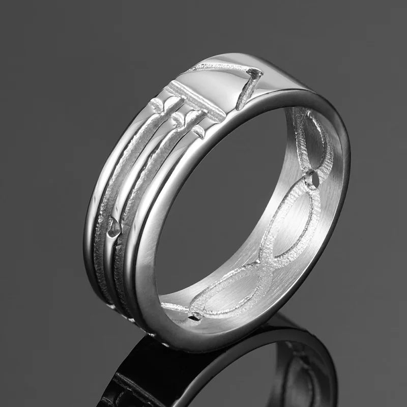 SC Hot Sale Creative Designer Rings Trendy Gold Silver Rose Gold Plated Rings Stylish Atlantis Finger Rings for Men