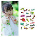 Bxtats Wholesale Temporary Cute Children's Cartoon Butterfly Glitter Tattoo Stickers Waterproof Paper Blingbling Tattoos Kids