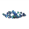 Wholesale Bulk Customizable Heart Shape Abalone Shells Natural Mother Pearl Sea Pure Nature Gemstone Blue Customizable Size